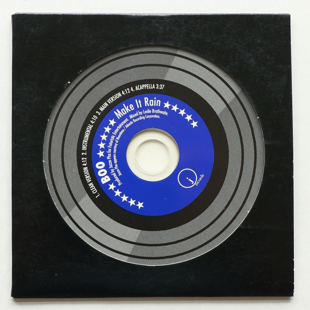 Boo - Make It Rain - Promo CD Single, 2006, J Records